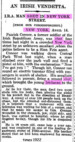 death of patrick o'connor