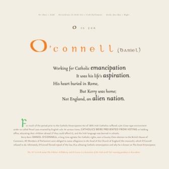 Daniel O'Connell in for the love of being Irish