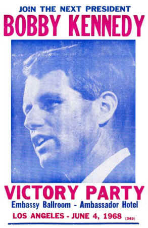 bobby kennedy california election victory