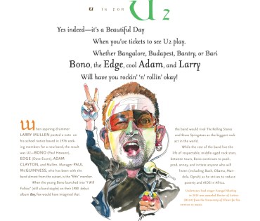 Bono image in For the Love of Being Irish