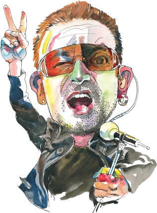 Bono at Today in Irish History
