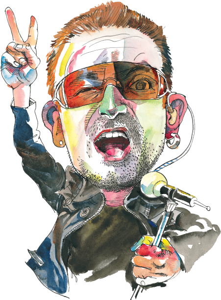 Bono at Today in Irish History