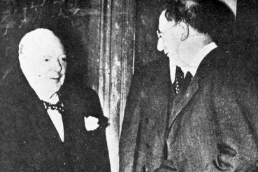 Churchill and De Valera meeting 1953