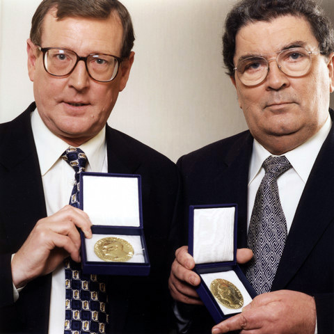 David Trimble and John Hume