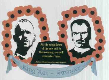 Billy Wright on Left. Loyalist Mural Belfast