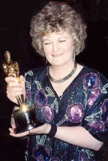 Brenda Fricker with Oscar