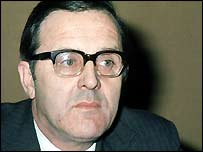 Northern Ireland Secretary Merlyn Rees